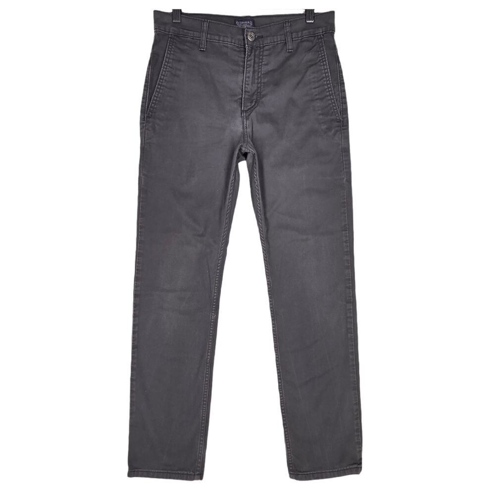 LEVI’S DARK GRAY CHINO PANTS – W29 L30 – STRAIGHT LEG – COTTON STRETCH BLEND